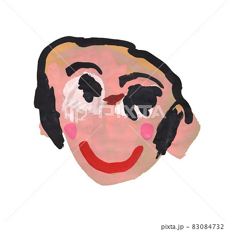 子供の描いた似顔絵 83084732