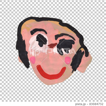 子供の描いた似顔絵 83084732