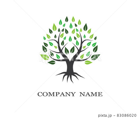 Tree symbol vector icon illustration 83086020