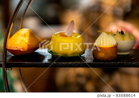 Traditional English desserts for eating with afternoon tea, Selective focus. 83088614