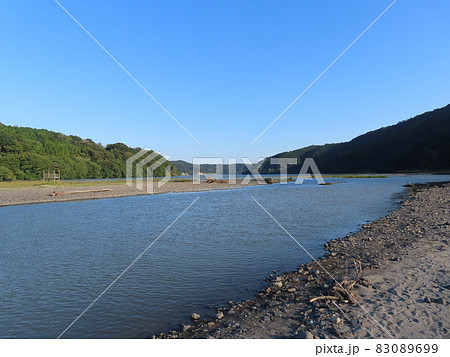 快晴の大隅湖 快晴の大隅湖 83089699