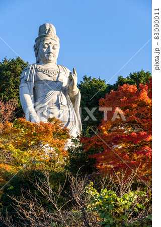 《奈良県》南法華寺(壷阪寺) 天竺渡来大観音石像 《奈良県》南法華寺(壷阪寺) 天竺渡来大観音石像 83090011
