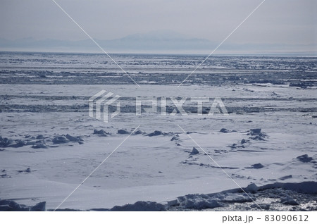 オホーツク海　冬の醍醐味　流氷 83090612
