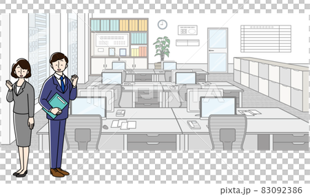 商務人士和辦公室背景 2 83092386