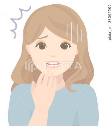 ショックを受ける女性 83092500