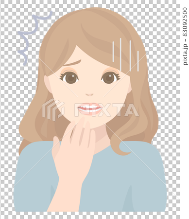 ショックを受ける女性 83092500