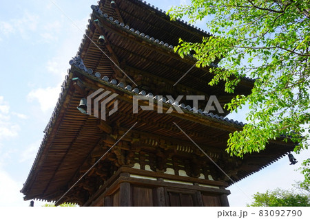 日本庭園 旧燈明寺 三重塔 日本庭園 旧燈明寺 三重塔 83092790