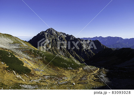 《富山県 北アルプス》剱御前小舎から剱岳観望 83093028