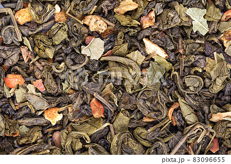 Scatter green tea with fruit Scatter green tea with fruit 83096655