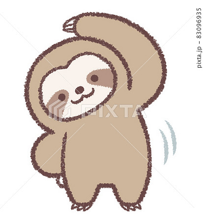 体操をするナマケモノ 83096935