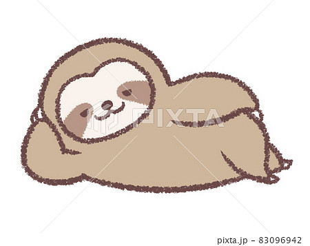 なまけるナマケモノのイラスト素材 [83096942] - PIXTA