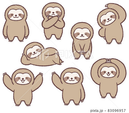 ナマケモノのバリエーションセット 83096957