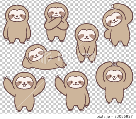 Sloth variation set 83096957