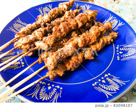 新疆シルクロード名物・羊肉串 83098107