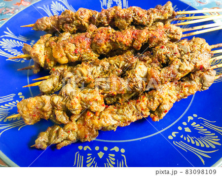 新疆シルクロード名物・羊肉串 83098109