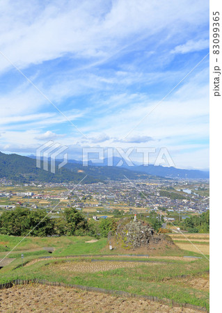 姨捨の棚田 姪石秋景 姨捨の棚田 姪石秋景 83099365