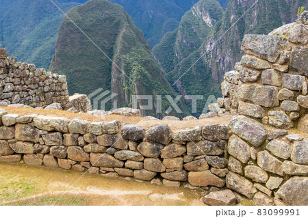Archaeological remains of Machu Picchu located in the mountains of Cusco. Archaeological remains of Machu Picchu located in the mountains of Cusco. 83099991