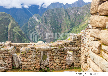 Archaeological remains of Machu Picchu located in the mountains of Cusco. 83099992