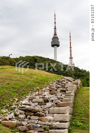 Seoul Tower on Namsan Mountain in central Seoul South Korea 83101207