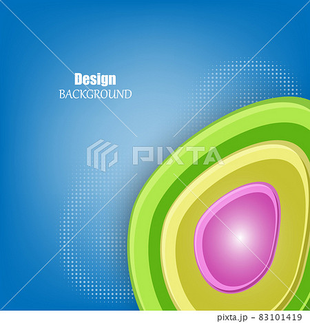 Modern colorful geometrical vector circles design abstract background Modern colorful geometrical vector circles design abstract background 83101419