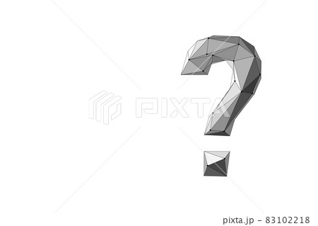 3D ask question mark. Make decision problem solution. Psychologist coach session medicine banner vector illustration 3D ask question mark. Make decision problem solution. Psychologist coach session medicine banner vector illustration 83102218