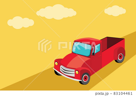 Red pickup truck Red pickup truck 83104461