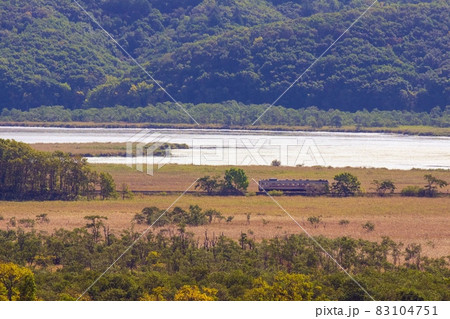 釧網線 コッタロ湿原展望台から 釧網線 コッタロ湿原展望台から 83104751