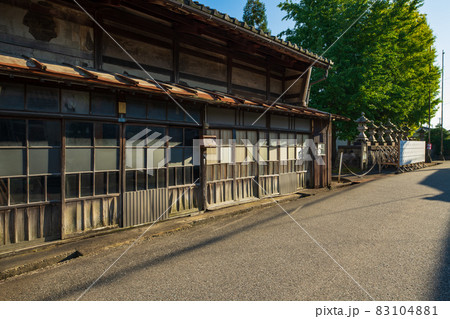 富山県高岡市 吉久の町並み 富山県高岡市 吉久の町並み 83104881