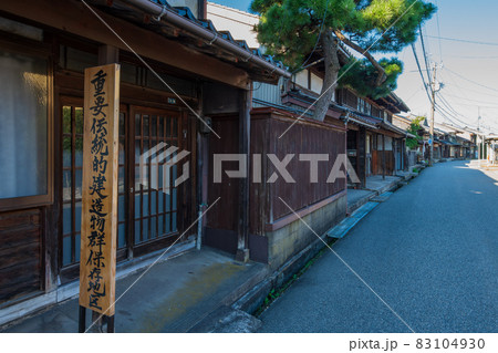 富山県高岡市 吉久の町並み 富山県高岡市 吉久の町並み 83104930