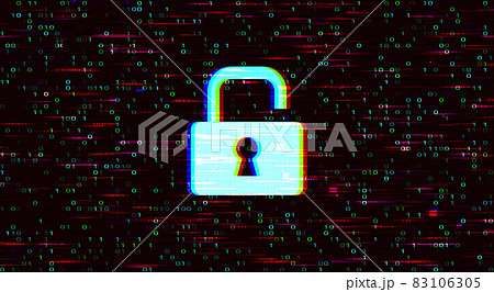Cyber security and Hacking Concept Vector Background 83106305