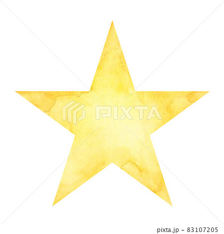 星【手描き水彩画】 星【手描き水彩画】 83107205