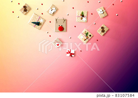 Collection of Christmas gift boxes Collection of Christmas gift boxes 83107584
