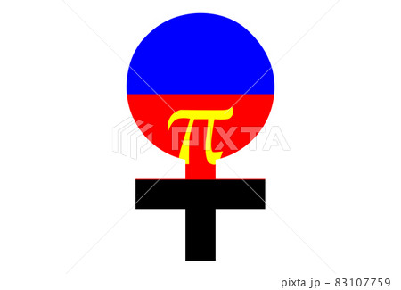 LGBT pride flag, Polyamory PRIDE. Multicolored peace flag movement. Original colors symbol. In the form of the sign of Venus LGBT pride flag, Polyamory PRIDE. Multicolored peace flag movement. Original colors symbol. In the form of the sign of Venus 83107759