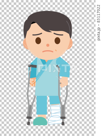 Fractured person 83117022