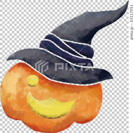 萬聖節鬼南瓜燈帶水彩女巫帽(無線) 萬聖節鬼南瓜燈帶水彩女巫帽(無線) 83117051