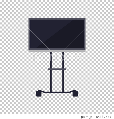 Illustration of a large TV stand Illustration of a large TV stand 83117575