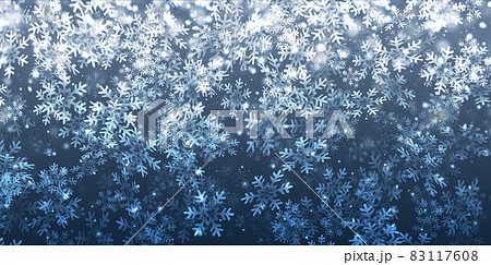 雪 クリスマス 冬 背景のイラスト素材