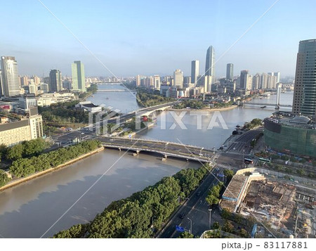 【中国・寧波】3つの河が交わる三江口 【中国・寧波】3つの河が交わる三江口 83117881