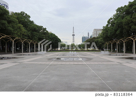 久屋大通公園のエンゼル広場 久屋広場 愛知県名古屋市 の写真素材 1164