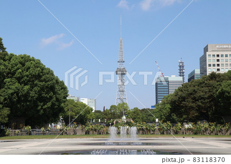 久屋大通公園のエンゼル広場 久屋広場 愛知県名古屋市 の写真素材 1170