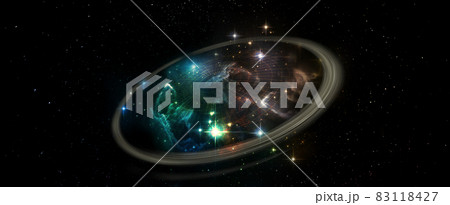 Artificial alien galaxy in space. Elements of this image furnished by NASA. Artificial alien galaxy in space. Elements of this image furnished by NASA. 83118427