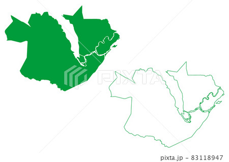 Marechal Deodoro municipality (Alagoas state, Municipalities of Brazil, Federative Republic of Brazil) map vector illustration, scribble sketch Marechal Deodoro map Marechal Deodoro municipality (Alagoas state, Municipalities of Brazil, Federative Republic of Brazil) map vector illustration, scribble sketch Marechal Deodoro map 83118947