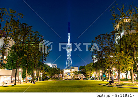 名古屋 栄 久屋大通公園 レイヤードヒサヤオオドオリパーク 中部電力 MIRAI TOWER  夜景 83119317