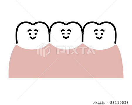 綺麗な白い歯(並び) キャラクター 綺麗な白い歯(並び) キャラクター 83119633