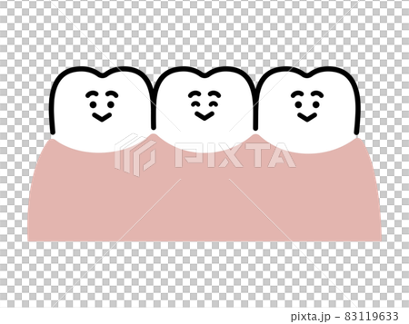 美麗的白牙（一字排開）性格 83119633