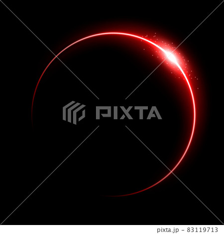 Red eclipse, Suitable for product advertising, natural events, horror concept and other 83119713