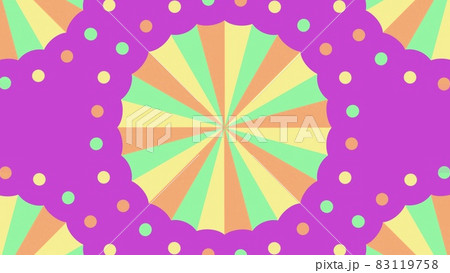 カラフルサークル　パープル 83119758