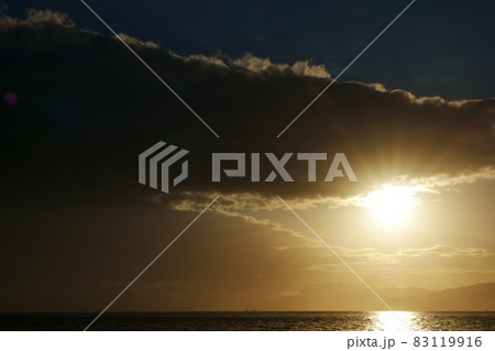 台風16号接近中の夕景・2021/09/29 83119916
