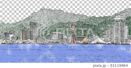 神戶風景（三海色） 83119964