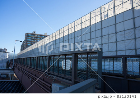 工事中の苗穂駅	 83120141